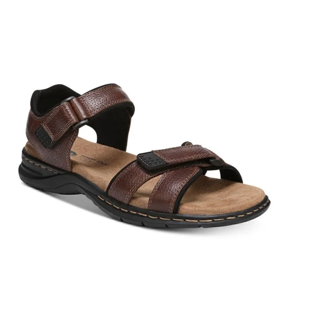 New Men's Gus Fisherman Sandal size 8 Velcro dr scholls memory foam cool fit.